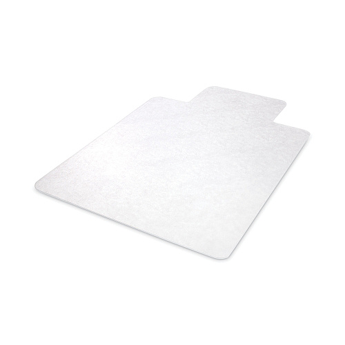 Deflecto EconoMat All Day Use Chair Mat for Hard Floors, Flat Packed, 46 x 60, Lipped, Clear (CM2E432F)