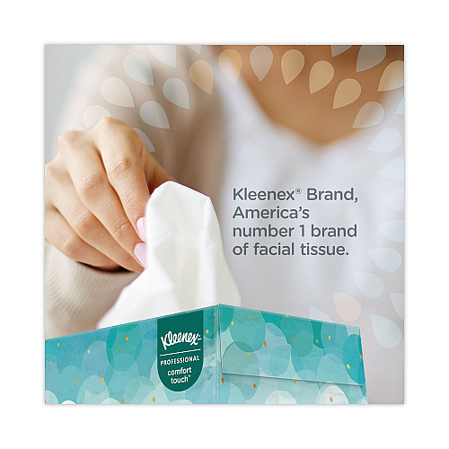 Kleenex White Facial Tissue Junior Pack, 2-Ply, 48 Sheets/Box, 64 Boxes/Carton (21195)