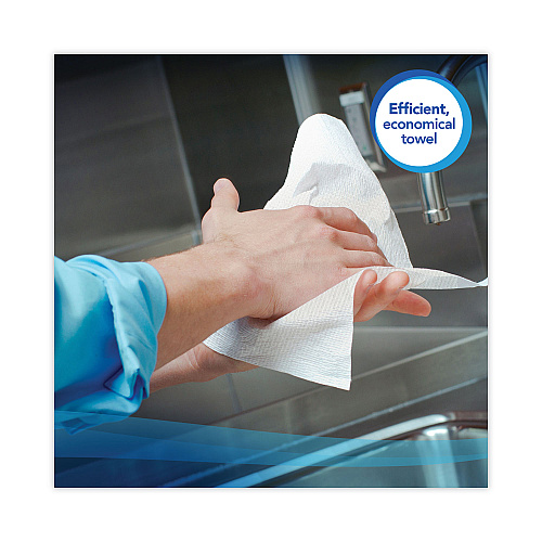 Scott Essential Single-Fold Towels, Absorbency Pockets, 9.3 x 10.5, 250/Pack, 16 Packs/Carton (01700)