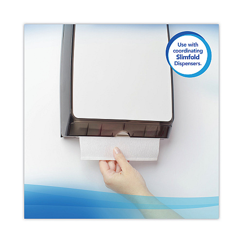 Scott Slimfold Towels, 1-Ply, 7.5 x 11.6, White, 90/Pack, 24 Packs/Carton (04442)