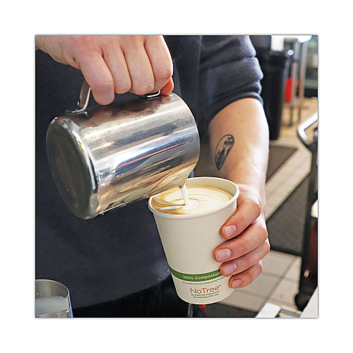 World Centric NoTree Paper Hot Cups, 20 oz, Natural, 1,000/Carton (CUSU20)