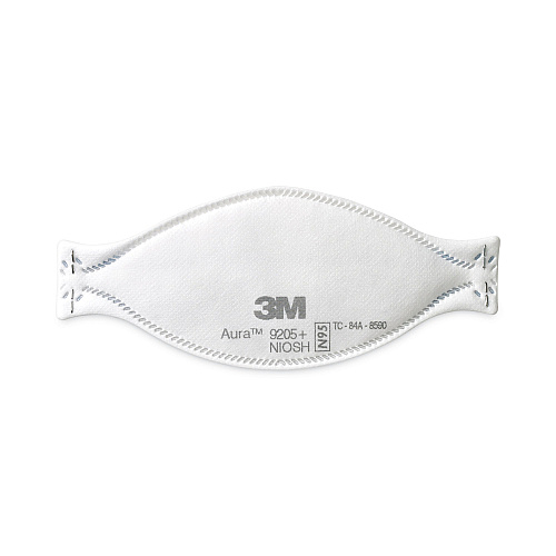 3M Aura Particulate Respirator 9205+, N95, One Size Fits All, 20/Pack (9205PH20DC)