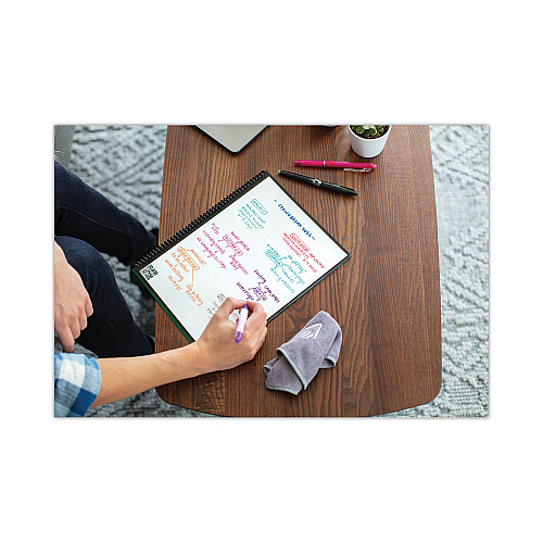 Rocketbook Core Smart Notebook, Medium/College Rule, Teal Cover, (16) 11 x 8.5 Sheets (EVR2LRCCCE)
