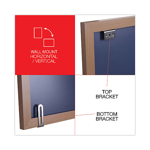 Universal Deluxe Melamine Dry Erase Board, 96 x 48, Melamine White Surface, Oak Fiberboard Frame (UNV43620)