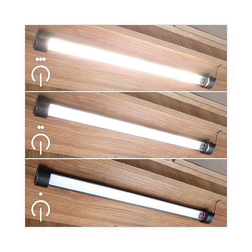Alera Under Cabinet LED Strip Lamp, 24w x 2d x 2.88h, Black (ALELEDUC24B)