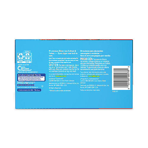Ziploc Seal Top Bags, Quart, 7.44" x 7", Clear, 100/Box (316962)