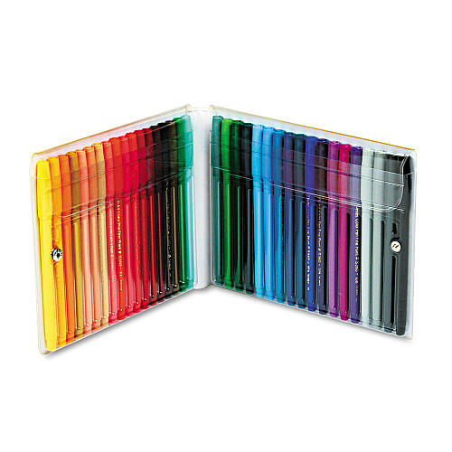Pentel Fine Point 36-Color Pen Set, Fine Bullet Tip, Assorted Colors, 36/Set (S36036)