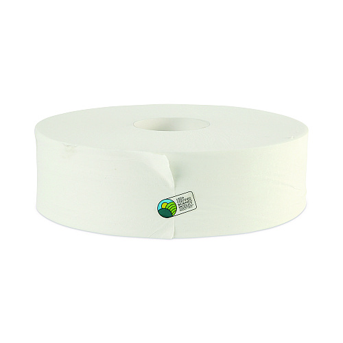 Boardwalk&reg; JRT Toilet Paper, Jumbo, Septic Safe, 2-Ply, 6 Rolls/Carton (BWK6102B)