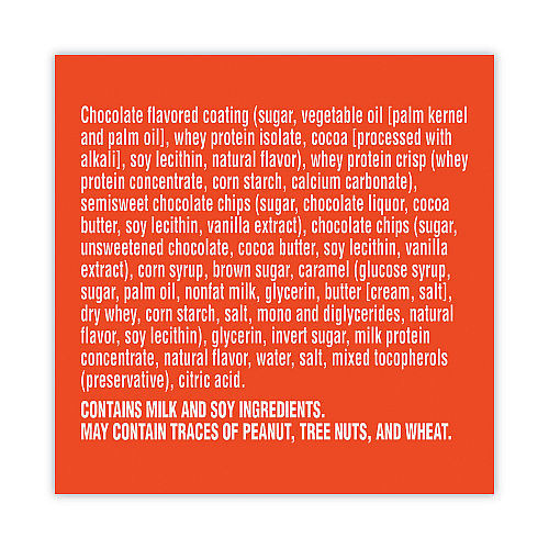 Gatorade Recover Chocolate Chip Whey Protein Bar, 2.8 oz Bar, 12 Bars/Carton (29500032)