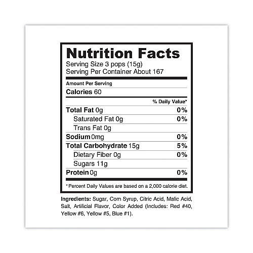 Spangler Dum-Dum-Pops, 15 Assorted Flavors, 500 Pieces/Bag (22000772)