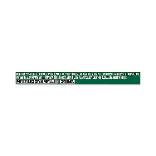 Trident Sugar-Free Gum, Spearmint, 14 Pieces/Pack, 12 Packs/Carton (30400008)