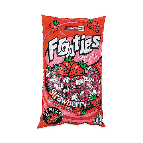 Tootsie Roll Frooties, Strawberry, 38.8 oz Bag, 360 Pieces/Bag (20900090)