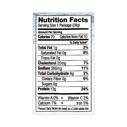 Think Jerky Classic Beef Jerky, 1 oz Pouch, 12/Pack (22000984)