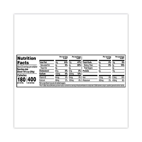 Nut Harvest Deluxe Mixed Nuts, 2.25 oz Pouch, 8/Carton (29500005)