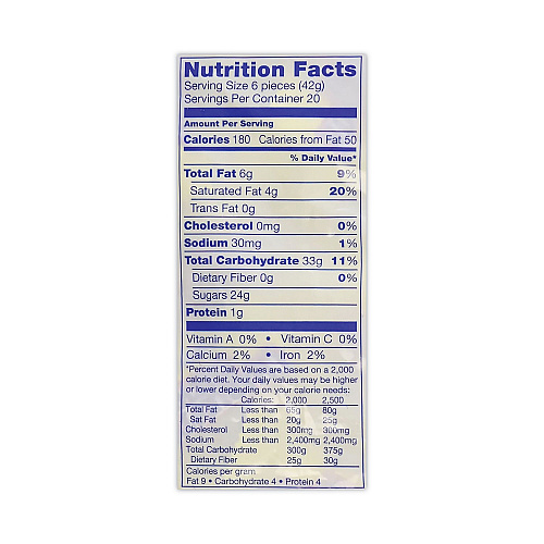 Charleston Chews Snack Size Chocolate Candy, 1.83 lb Bag, 120 Pieces/Bag (20900085)
