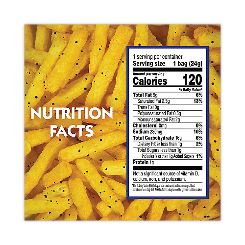 Andy Capps Cheddar Fries, 0.85 oz Bag, 72/Carton (20900464)