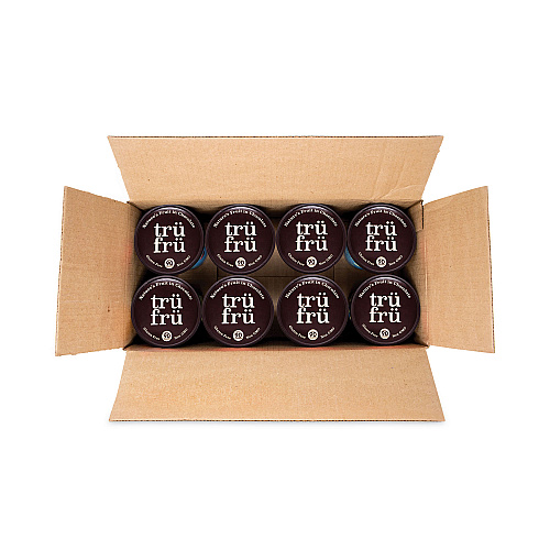 Tru Fru Nature's Hyper-Chilled Raspberries in White and Dark Chocolate, 5 oz Cup, 8/Carton (90300268)