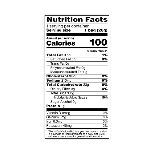 Quaker Rice Crisps, Caramel, 0.91 oz Bag, 60 Bags/Carton (29500052)