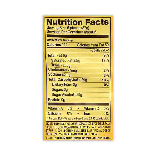 Werther's Original Sugar Free Chewy Caramel Candy, 2.75 oz Bag, 3/Pack (30201006)