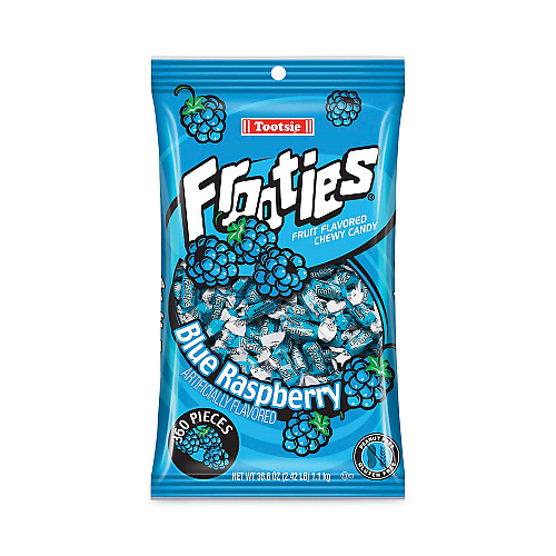 Tootsie Roll Frooties, Blue Raspberry, 38.8 oz Bag, 360 Pieces/Bag (20900086)