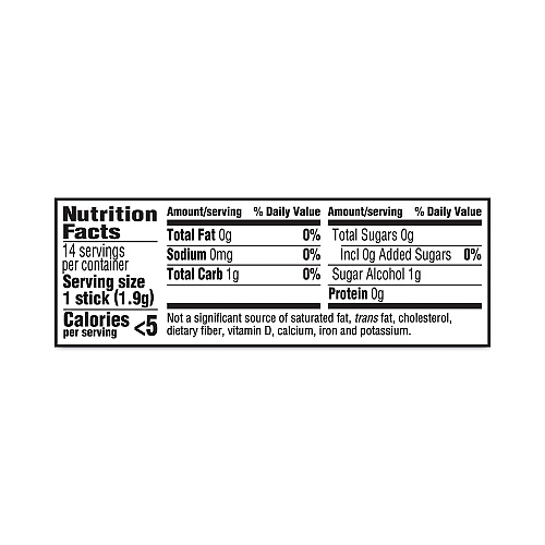 Trident Sugar-Free Gum, Perfect Peppermint, 14 Pieces/Pack, 12 Packs/Carton (20902517)