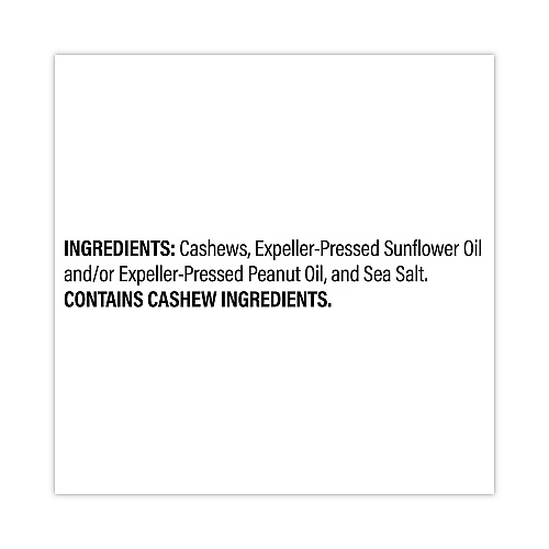 Nut Harvest Sea Salted Whole Cashews, 2.25 oz Pouch, 8/Carton (29500004)