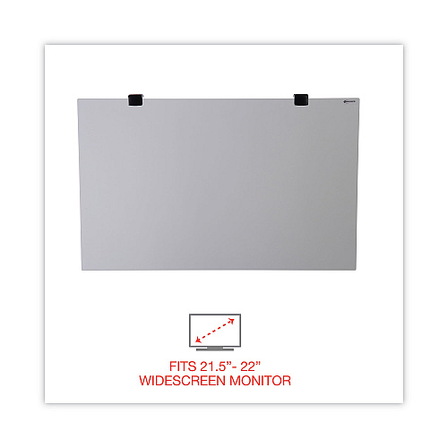Innovera Protective Antiglare LCD Monitor Filter for 21.5" to 22" Widescreen Flat Panel Monitor, 16:9/16:10 Aspect Ratio (IVR46405)
