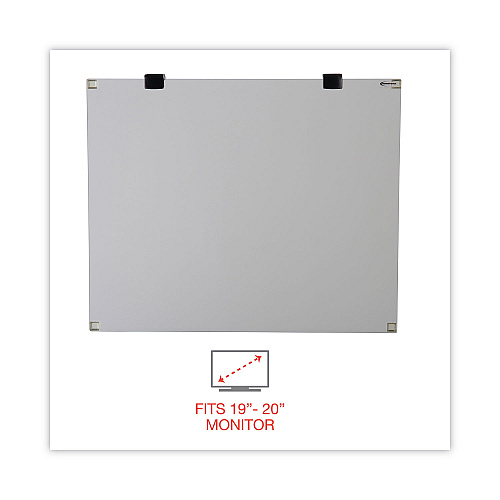 Innovera Premium Antiglare Blur Privacy Monitor Filter for 19" to 20" Flat Panel Monitor (IVR46413)