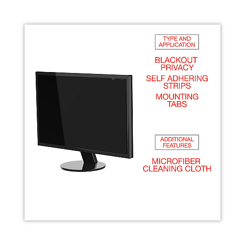 Innovera Blackout Privacy Filter for 23" Widescreen Flat Panel Monitor, 16:9 Aspect Ratio (IVRBLF23W9)