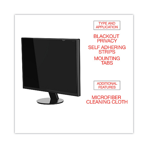 Innovera Blackout Privacy Filter for 15.6" Widescreen Laptop, 16:9 Aspect Ratio (IVRBLF156W)