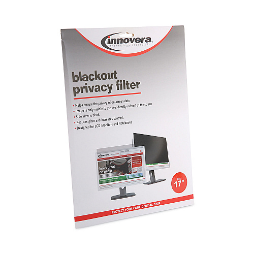Innovera Blackout Privacy Filter for 17" Flat Panel Monitor (IVRBLF170)