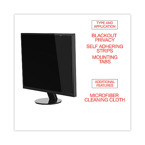Innovera Blackout Privacy Filter for 19" Flat Panel Monitor (IVRBLF190)