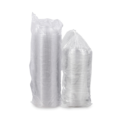 Dart PresentaBowls Bowl/Lid Combo-Paks, 24 oz, 7.25 Diameter x 2.38 h, Clear, Plastic, 63/Pack, 2 Pack/Carton (PET24BCD)