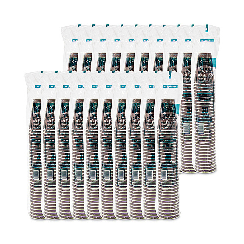 SOLO Thermoguard Insulated Paper Hot Cups, 16 oz, Steam Print, 600/Carton (DWTG16ST)