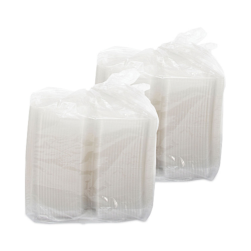 Dart StayLock Clear Hinged Lid Containers, 50.2 oz, 6.8 x 13.4 x 2.6, Plastic, 200/Carton (C90UT1)