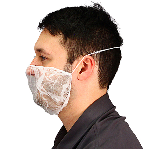Poly Beard Cover White 1000/cs, Case Of 1000 (MBC-1000/W)