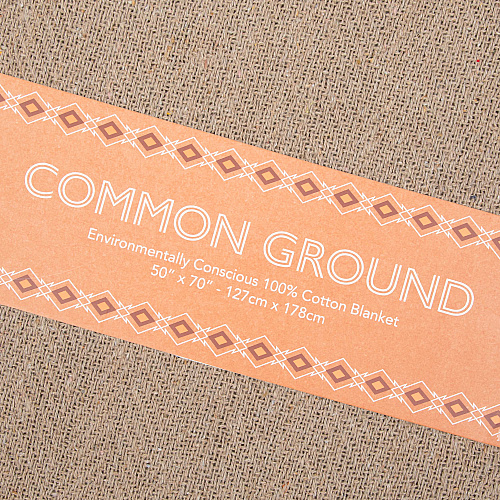Common Ground Throw 50x70 Coffee (stone) - Case Of 12 (THROW-50X70-ST-CS)