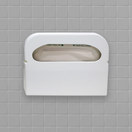 Health Gards Half-fold Toilet Seat Cover Dispenser, White, 1 Each (HG-1)