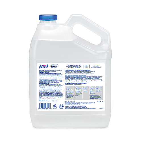 PURELL Foodservice Surface Sanitizer, Fragrance Free, 1 gal Bottle (434104EA)