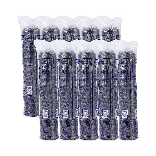 Dart Optima Reclosable Lids for Hot Paper Cups, Fits 10 oz to 24 oz Cups, Black, 1,000/Carton (OPT316B)