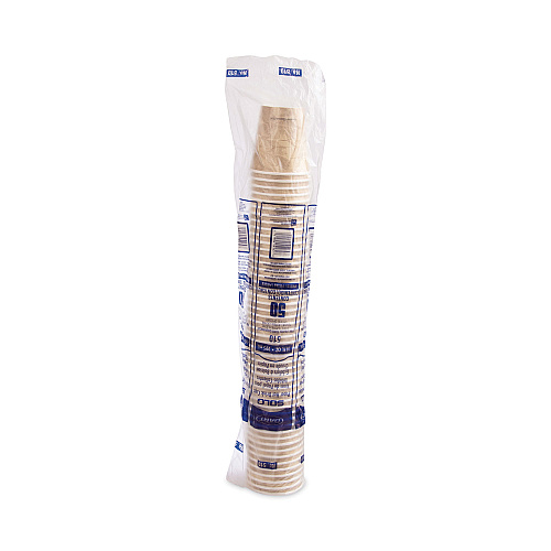 SOLO Mistique Hot Paper Cups, 10 oz, Brown, 1,000/Carton (510MS)