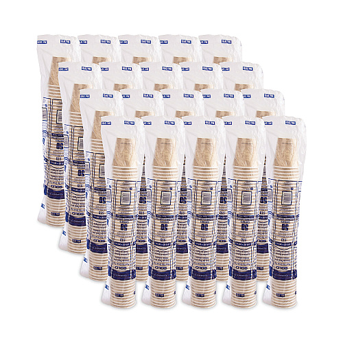 SOLO Mistique Hot Paper Cups, 10 oz, Brown, 1,000/Carton (510MS)