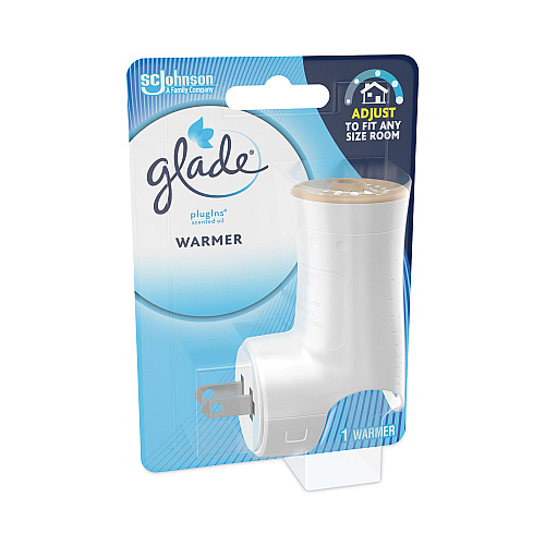 Glade Plug-Ins Scented Oil Warmer Holder, 4.45 x 6.25 x 11.45, White (305854)