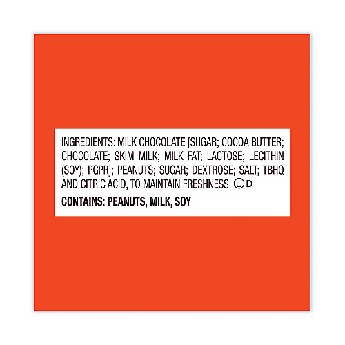 Reese's King Size Peanut Butter Cups, 2.8 oz Bar, 24 Bars/Carton (20901302)