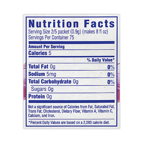 Crystal Light On-The-Go Sugar-Free Drink Mix, Raspberry Ice, 0.08 oz Single-Serving Tube, 30/Pk, 2 Packs/Carton (30700152)