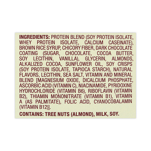 thinkThin High Protein Bars, Almond Brownie, 1.41 oz Bar, 10 Bars/Carton (30700117)