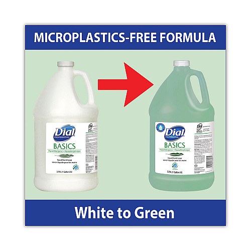 Dial Basics MP Free Liquid Hand Soap Refill, Honeysuckle Scent, 3.78 L, 4/Carton (33809)