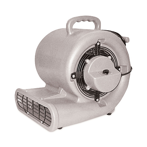 Mercury Floor Machines Air Mover, Three-Speed, 1,500 cfm, Gray, 20 ft Cord (1150)