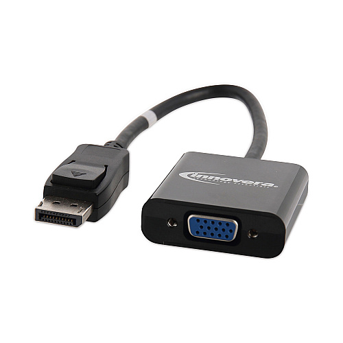 Innovera DisplayPort to VGA Adapter, 0.65 ft, Black (IVR50010)
