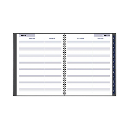 AT-A-GLANCE DayMinder Academic Monthly Desktop Planner, Twin-Wire Binding, 11 x 8.5, Charcoal Cover, 12-Month (July to June): 2025-2026 (AYC47045)